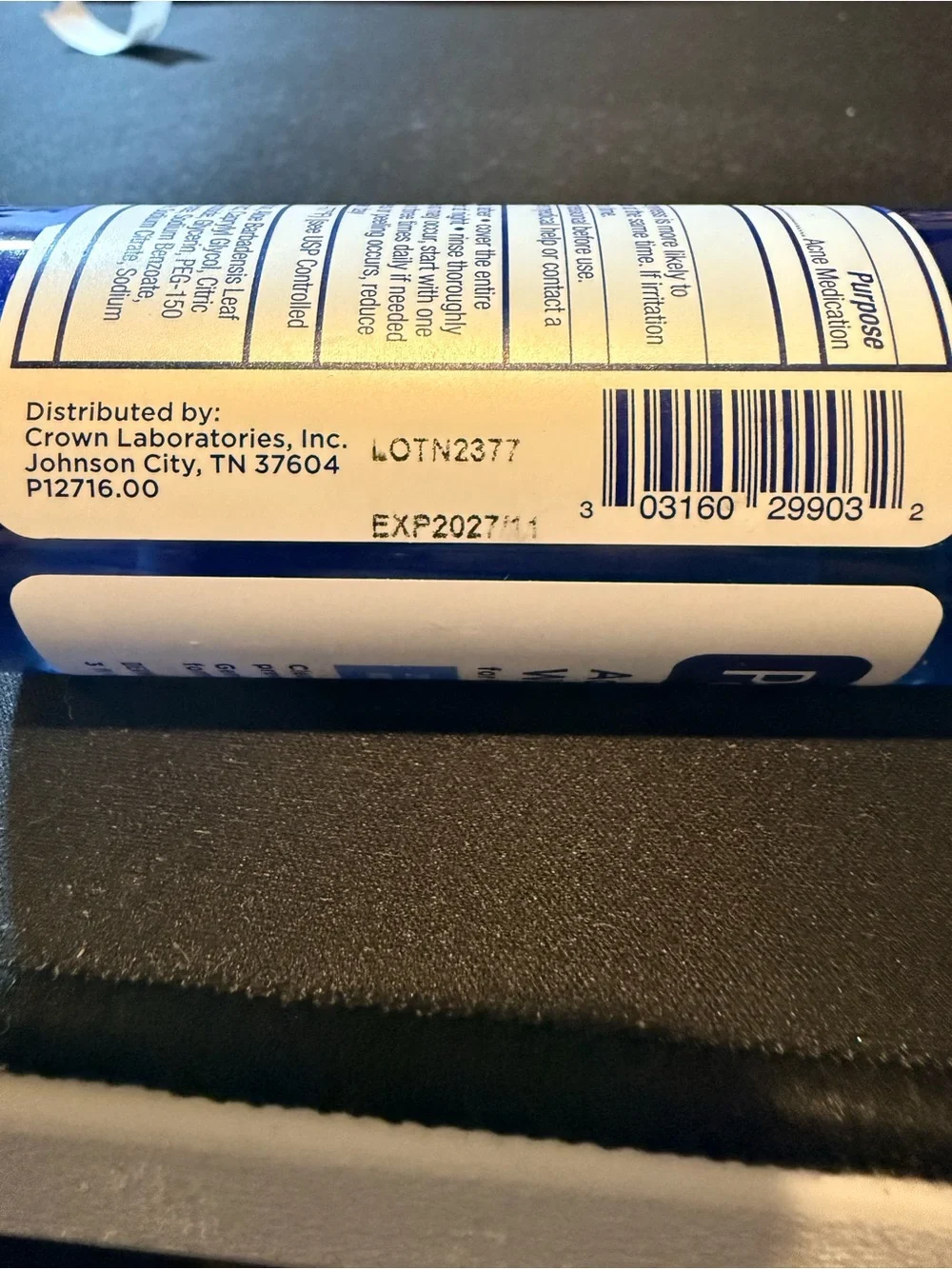 Panoply Acne Gel Wash  3oz